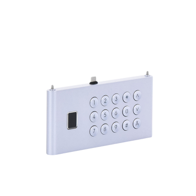 HIKVISION - Módulo de Teclado y Huella Digital para Frente de Calle IP DS-KD9633-WBE6/ Conexión USB-C / 15 Botones / IP65 / IK07