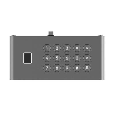 HIKVISION - Módulo de Teclado y Huella Digital para Frente de Calle IP DS-KD9633-WBE6/ Conexión USB-C / 15 Botones / IP65 / IK07