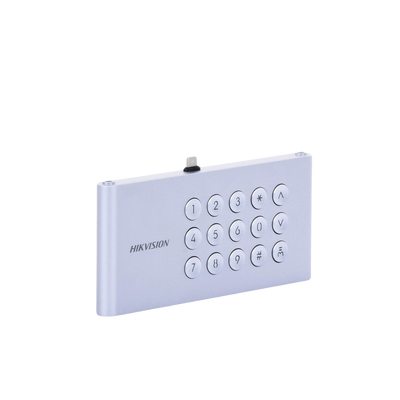 HIKVISION - Módulo de Teclado para Frente de Calle IP DS-KD9633-WBE6 / Conexión USB-C / 15 Botones / IP65 / IK07