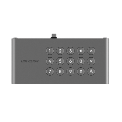 HIKVISION - Módulo de Teclado para Frente de Calle IP DS-KD9633-WBE6 / Conexión USB-C / 15 Botones / IP65 / IK07