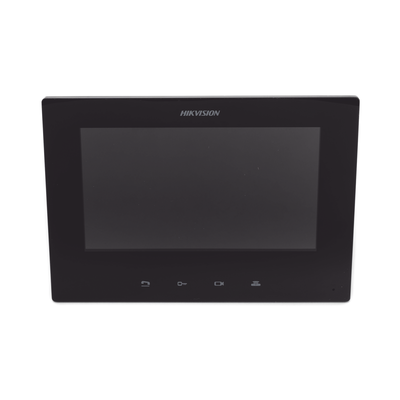 HIKVISION - Monitor IP Lite  (No touch) para Videoportero IP / Apertura Remota y Video en Vivo /  PoE Estándar / Principal o Esclavo