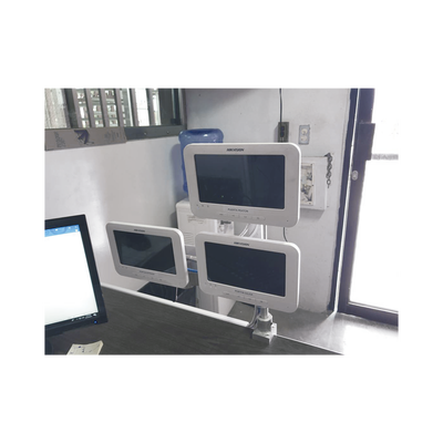 HIKVISION - Monitor IP Touch Screen 7'' para Videoportero IP / Soporta P2P / WiFi / Vídeo en Vivo / Audio de Dos Vías / Apertura Remota / Llamadas entre Monitores
