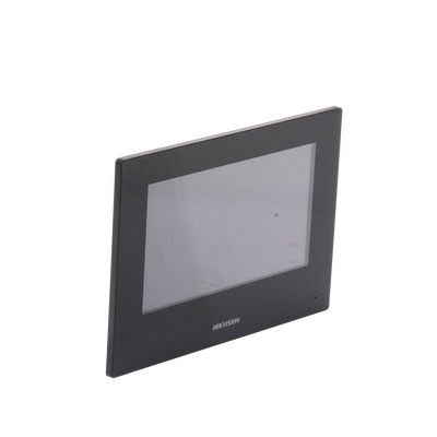 HIKVISION - Monitor IP Lite TOUCH 7" para Videoportero IP / Vídeo en Vivo / PoE Estándar / Apertura Remota / Llamada Entre Monitores / Audio de dos vías