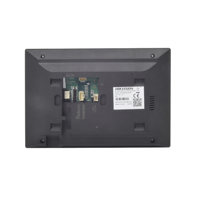 HIKVISION - Monitor Hibrido IP WiFi Touch Screen 7" para DS-KIS303P / Vídeo en Vivo / PoE Estándar / Apertura Remota / Llamada Entre Monitores / Audio de dos vías / Policarbonato