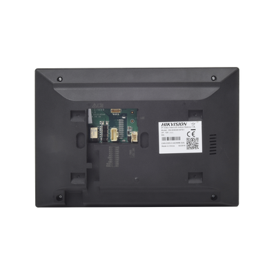 HIKVISION - Monitor IP WiFi Touch Screen 7" para Videoportero IP  / Vídeo en Vivo / PoE Estándar / Apertura Remota / Llamada Entre Monitores / Audio de dos vías / Policarbonato