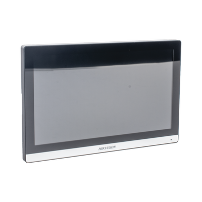 HIKVISION - Kit de Videoportero Hibrido TurboHD con Pantalla LCD touch de 7" Wi-Fi / Frente de Calle para Exterior Metalico / 720p (1 Megapíxel )117° de Visión (Gran Angular) / Llamada a App Hik-Connect