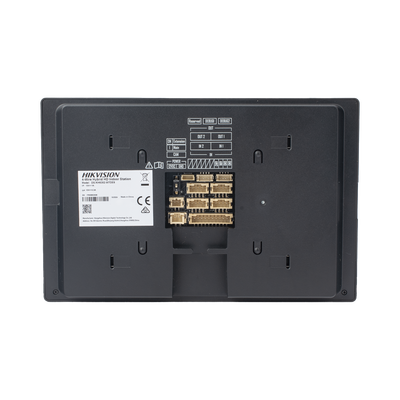 HIKVISION - Kit de Videoportero Hibrido TurboHD con Pantalla LCD touch de 7" Wi-Fi / Frente de Calle para Exterior Metalico / 720p (1 Megapíxel )117° de Visión (Gran Angular) / Llamada a App Hik-Connect