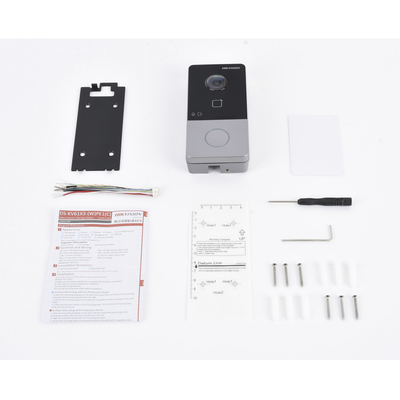 HIKVISION - Videoportero IP 2 Megapixel / PoE Estandar / IP65  / Apertura desde Hik-connect / Soporta 1 Departamento y Hasta 6 Monitores / Soporta Tarjetas Mifare / 1 Salida Relay