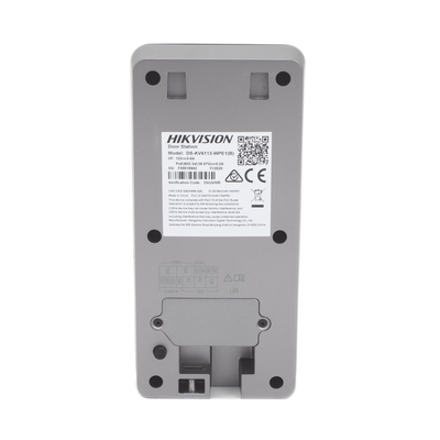 HIKVISION - Videoportero IP 2 Megapixel / PoE Estandar / IP65  / Apertura desde Hik-connect / Soporta 1 Departamento y Hasta 6 Monitores / Soporta Tarjetas Mifare / 1 Salida Relay