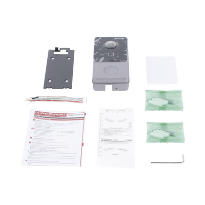 HIKVISION - Videoportero IP 2 MP / PoE Estandar / IP65  / Apertura desde Hik-connect / Soporta 1 Departamento y Hasta 6 Monitores / Soporta Tarjetas Mifare / 1 Salida Relay