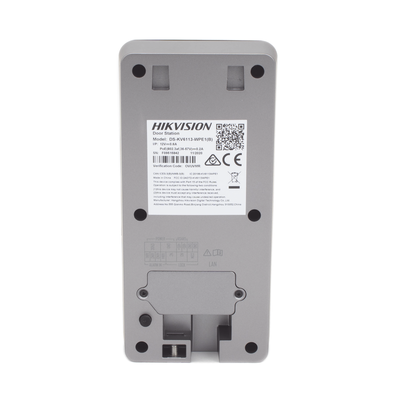 HIKVISION - Videoportero IP 2 Megapixel / PoE Estandar / IP65  / Apertura desde Hik-connect / Soporta 1 Departamento y Hasta 6 Monitores / Soporta Tarjetas Mifare / 1 Salida Relay