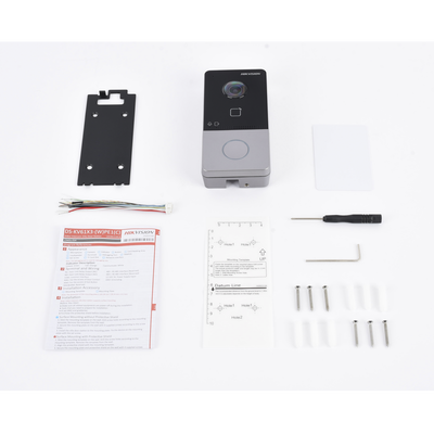 HIKVISION - Videoportero IP 2 Megapixel / PoE Estandar / IP65  / Apertura desde Hik-connect / Soporta 1 Departamento y Hasta 6 Monitores / Soporta Tarjetas Mifare / 1 Salida Relay