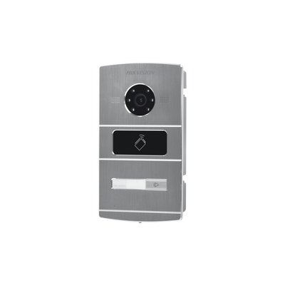 HIKVISION - Frente de Calle IP 1.3 Megapixel / Lector de Tarjetas MIFARE para Función de Acceso / Compatible con Videoportero IP HIKVISION