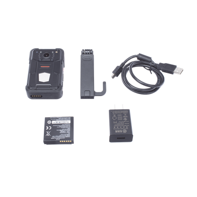 HIKVISION - Body Camera Portátil / Grabación a 2K / Pantalla 2.4" LCD / IP67 / H.265 / 32 GB de Almacenamiento / GPS / WIFI / 3G y 4G / Fotos de Hasta 30 Megapixel / Micrófono Integrado