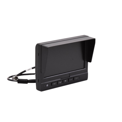 HIKVISION - Monitor y Botones de 7" LCD / Compatible con DVR Móvil HIKVISION / Conector Tipo Aviación