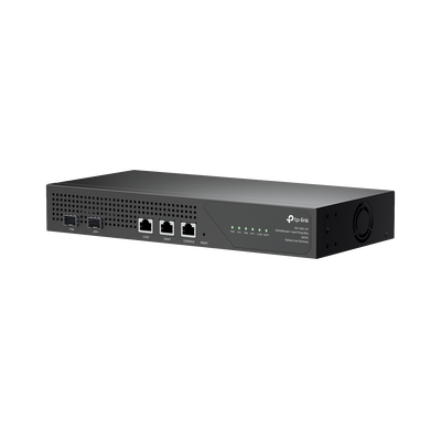 TP-LINK - Delta Stream - OLT de 1 puerto GPON / Conexión de hasta 128 ONUs / 1 Puerto 2.5 Gigabit RJ45 Uplink PoE/  1 Puertos SFP+ Uplink / Fuentes Redundantes AC- PoE at / Administración desde la nube (DPMS)