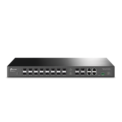 TP-LINK - DeltaStream - OLT de 16 puertos GPON / Conexión de hasta 2,048 ONUs / 2 Puertos Gigabit RJ45 Uplink / 4 Puertos SFP+ Uplink / Fuentes Redundantes AC- AC (incluidas) / Administración desde la nube (DPMS)