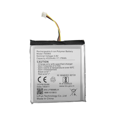 HIKVISION - Batería de Respaldo para Panel de Alarma Hikvision / 4520 mAh / Compatible con Paneles AX PRO - AX HUB - Hibrido Versión 1 (DS-PHA64-W4P) y Repetidor AX PRO  DS-PR1-WB