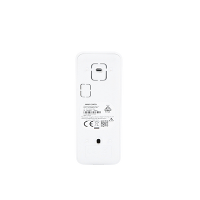 HIKVISION - (AX PRO) Detector Inalámbrico de Ruptura de Cristal / 3 en 1 / Soporta 2 Zonas Cableadas / Rango de Detección de 8 mts / Ángulo de 120° de Cobertura/ No compatible con el panel DS-PHA64-LP