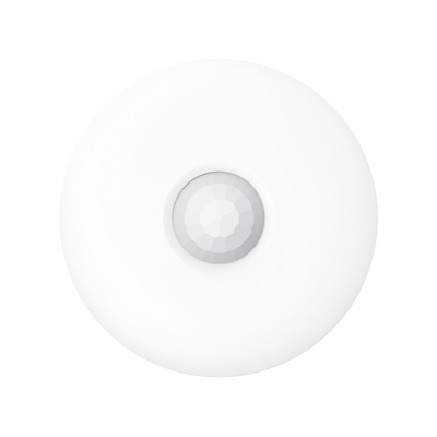 HIKVISION - Sensor PIR de Movimiento Dual-Tech con Cobertura de 360° / Rango de Detección 12 mts / Uso en Interior