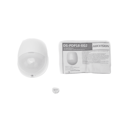 HIKVISION - Detector PIR Cableado para Interior / Inmunidad a Mascotas / Rango de Detección de 18 mts / Angulo de 85.9° de Cobertura