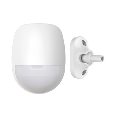 HIKVISION - Detector PIR Cableado para Interior / Inmunidad a Mascotas / Rango de Detección de 18 mts / Angulo de 90° de Cobertura + Montaje Universal