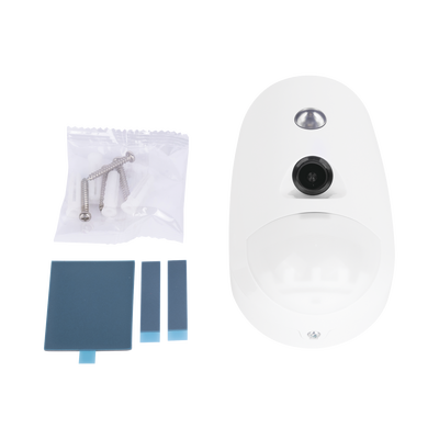 HIKVISION - (AX PRO) CÁMARA Inalámbrica + PIR / 6 Años de Batería / Inmunidad a Mascotas / Rango de Detección de 12 mts / Angulo de 85.9° de Cobertura / Uso Interior