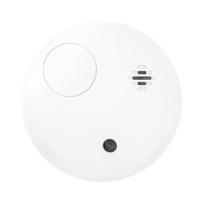 HIKVISION - (AX PRO) Detector de Humo Fotoeléctrico Inalámbrico para Panel de Alarma HIKVISION / Interior / Soporta Funcionalidad Autónoma / No compatible con el panel DS-PHA64-LP