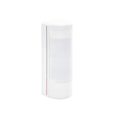 HIKVISION - Detector de Movimiento Exterior Cableado / 15 Metros de Detección / Ángulo de Cobertura de 90° / Movilidad de Lente en Eje de 180° / Inmunidad a Mascotas de 45Kg / Exterior IP65 / Doble Tecnología Microondas y PIR