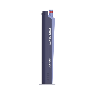 HIKVISION - Estación de Pánico con Videollamada (Cámara de 2 Megapixel) / Sirena Integrada (Azul y Rojo) / Alarma Integrada / Protección IP65