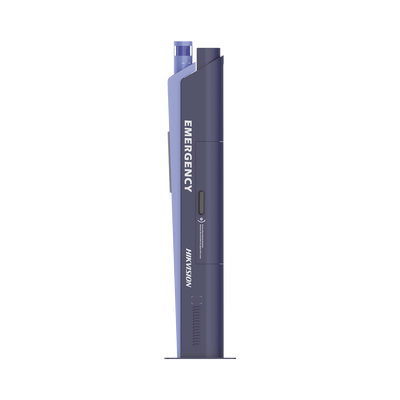 HIKVISION - Estación de Pánico con Videollamada (Cámara de 2 Megapixel) / Sirena Integrada (Azul y Rojo) / Alarma Integrada / Protección IP65