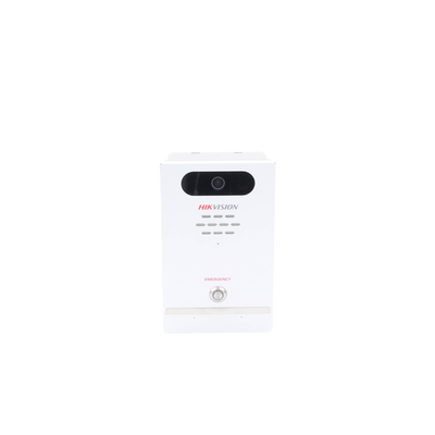 HIKVISION - Estación de Alarma de Pánico / Cámara de 4 Megapixel / Micrófono Integrado / Exterior IP65 / Protección IK10 / PoE / 10 mts IR  / Entradas y Salidas de Alarma