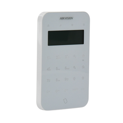 HIKVISION - (AX PRO) Teclado Inalámbrico con Pantalla LCD para Armado y Desarmado / Funciones de Automatización para control de Relevadores