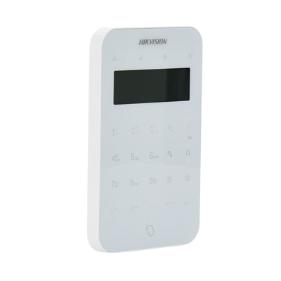 HIKVISION - (AX PRO) Teclado Inalámbrico con Pantalla LCD para Armado y Desarmado / Funciones de Automatización para control de Relevadores