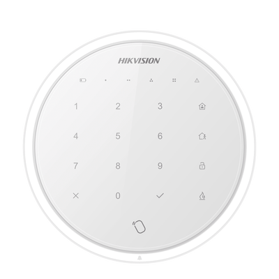 HIKVISION - (AX HUB) Teclado Inalámbrico / Panel Touch / Ahorro de Batería
