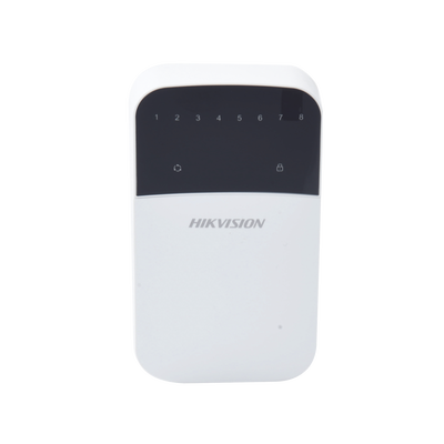 HIKVISION - Teclado de LEDs / Cableado / 8 Zonas / Compatible con Panel Hibrido Hikvision DS-PHA64-W4P y DS-PHA64-W4P2