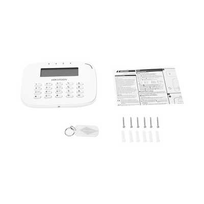 HIKVISION - Teclado LCD / Cableado / Compatible con el Panel Hibrido Hikvision DS-PHA64-W4P y DS-PHA64-W4P2