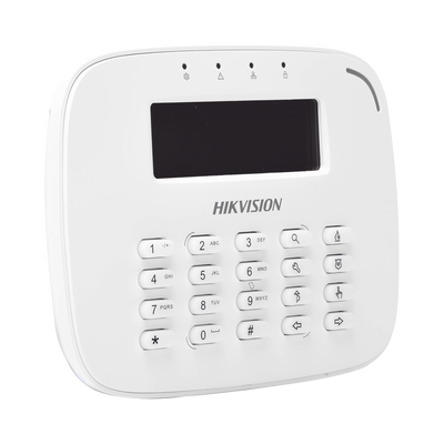 HIKVISION - Teclado LCD / Cableado / Compatible con el Panel Hibrido Hikvision DS-PHA64-W4P y DS-PHA64-W4P2