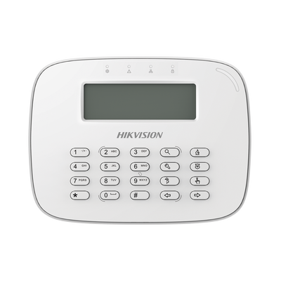 HIKVISION - Teclado LCD / Cableado / Compatible con el Panel Hibrido Hikvision DS-PHA64-W4P y DS-PHA64-W4P2