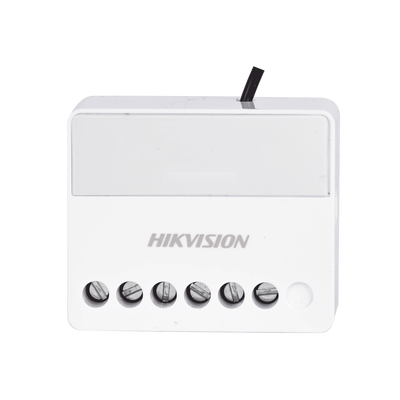 HIKVISION - (AX PRO) Relevador Inalámbrico / 1 Entrada de Alarma 24/7 / 1 Salida de Relevador 0 a 36 Vcc (Max. 5 A)