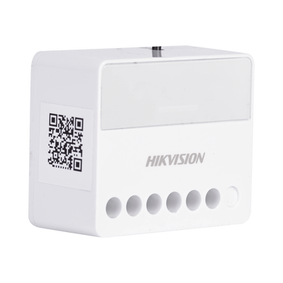 HIKVISION - (AX PRO) Relevador Inalámbrico / 1 Entrada de Alarma 24/7 / 1 Salida de Relevador 0 a 36 Vcc (Max. 5 A)