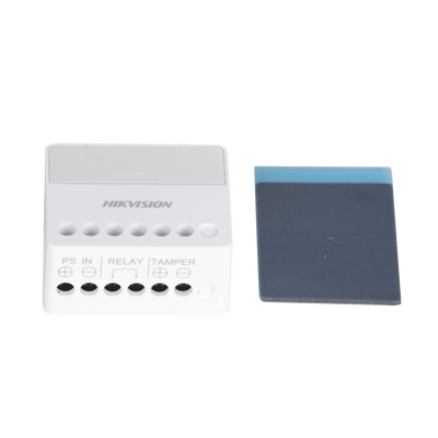 HIKVISION - (AX PRO) Relevador Inalámbrico / 1 Entrada de Alarma 24/7 / 1 Salida de Relevador 0 a 36 Vcc (Max. 5 A)