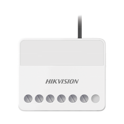 HIKVISION - (AX PRO) Relevador Inalámbrico / 1 Entrada de Alarma 24/7 / 1 Salida de Relevador 0 a 36 Vcc (Max. 5 A)