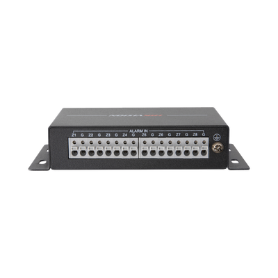 HIKVISION - Expansor de 8 Zonas Cableadas / Conexión RS-485 hacia el Panel / Permite Agregar Sensores Cableados