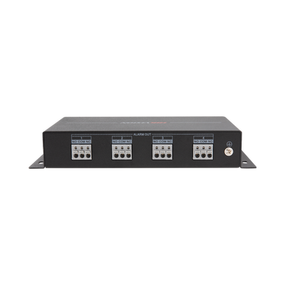 HIKVISION - Módulo de 4 Relevadores de Capacidad 30 Vcc (Max. 1 A) / Para Funciones de Automatización / Comunicación RS-485