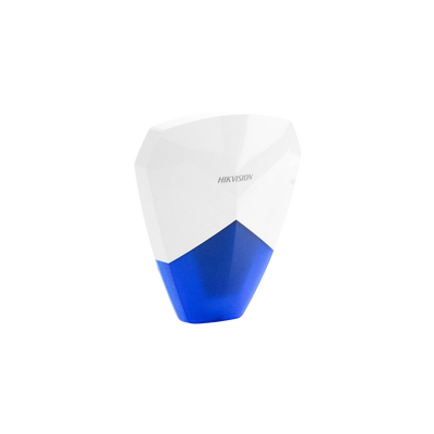 HIKVISION - Sirena Estrobo Cableada Hikvision / Ideal para cualquier Panel de Alarma / Azul / 105 dB / Proteccón IP54