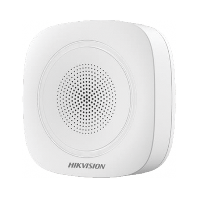 HIKVISION - (AX PRO) Sirena Inalámbrica Interior / 110 dB / Estrobo Color Azul