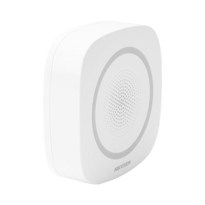 HIKVISION - (AX PRO) Sirena Inalámbrica Interior / 110 dB / Estrobo Color Azul