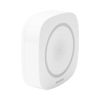 HIKVISION - (AX PRO) Sirena Inalámbrica Interior / 110 dB / Estrobo Color Azul