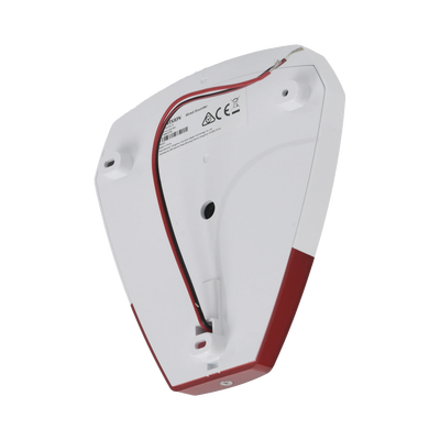 HIKVISION - Sirena Estrobo Cableada Hikvision / Ideal para cualquier Panel de Alarma / Roja / 105 dB / Protección IP54